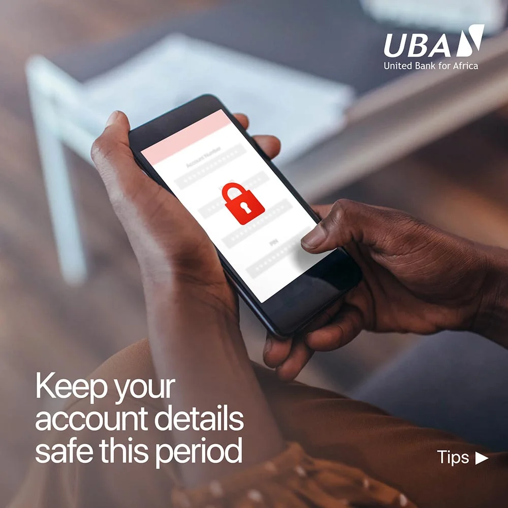 keep your account details safe this period